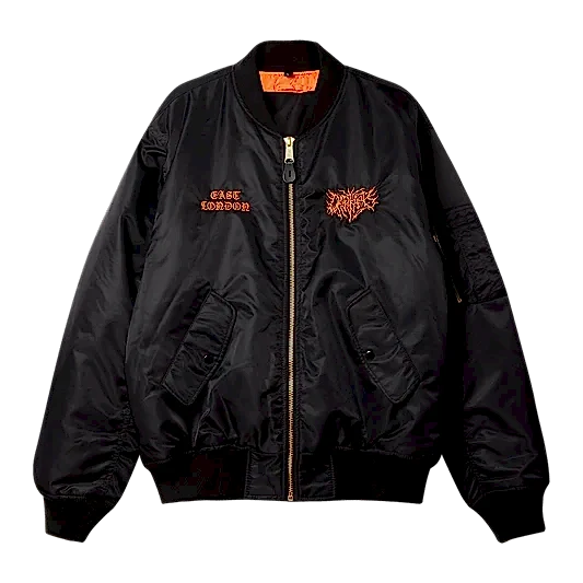 THORNS BOMBER JACKET - Black