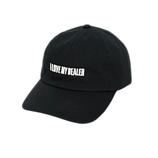 I LOVE MY DEALER 6 PANEL  - Black